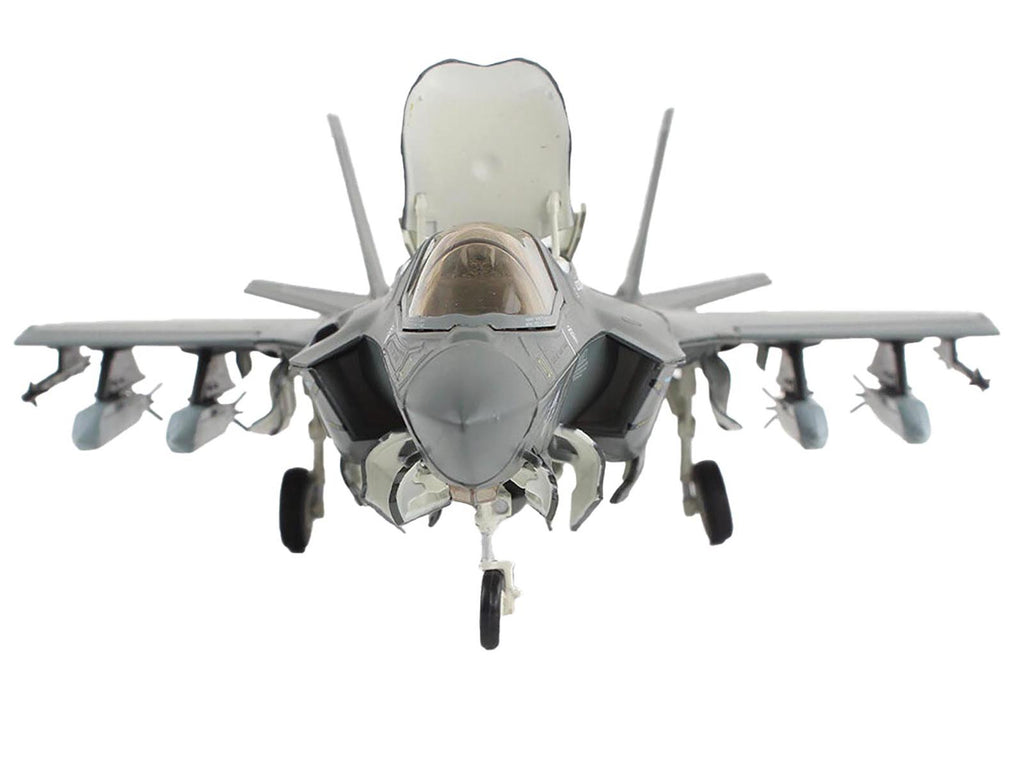 Lockheed Martin F-35B Lightning II Aircraft (Beast Mode) "Black Death VMFA-542 MCAS Cherry Point" (2023) United States Marine Corps "Air Power Series" 1/72 Diecast Model by Hobby Master - image 3