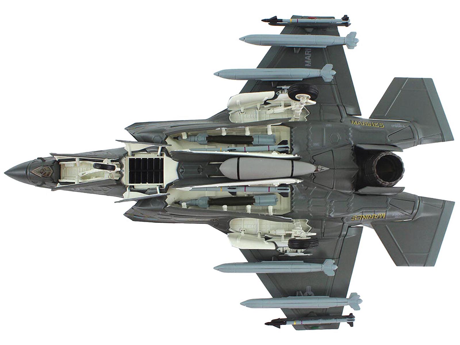 Lockheed Martin F-35B Lightning II Aircraft (Beast Mode) "Black Death VMFA-542 MCAS Cherry Point" (2023) United States Marine Corps "Air Power Series" 1/72 Diecast Model by Hobby Master - image 5