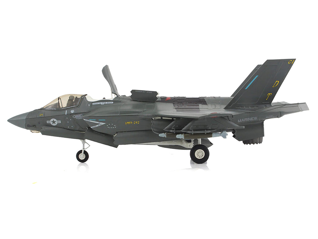 Lockheed F-35B Lightning II Aircraft (Beast Mode) "169623 VMFA-242 Bats Iwakuni Japan" (2024) United States Marine Corps "Air Power Series" 1/72 Diecast Model by Hobby Master - image 2