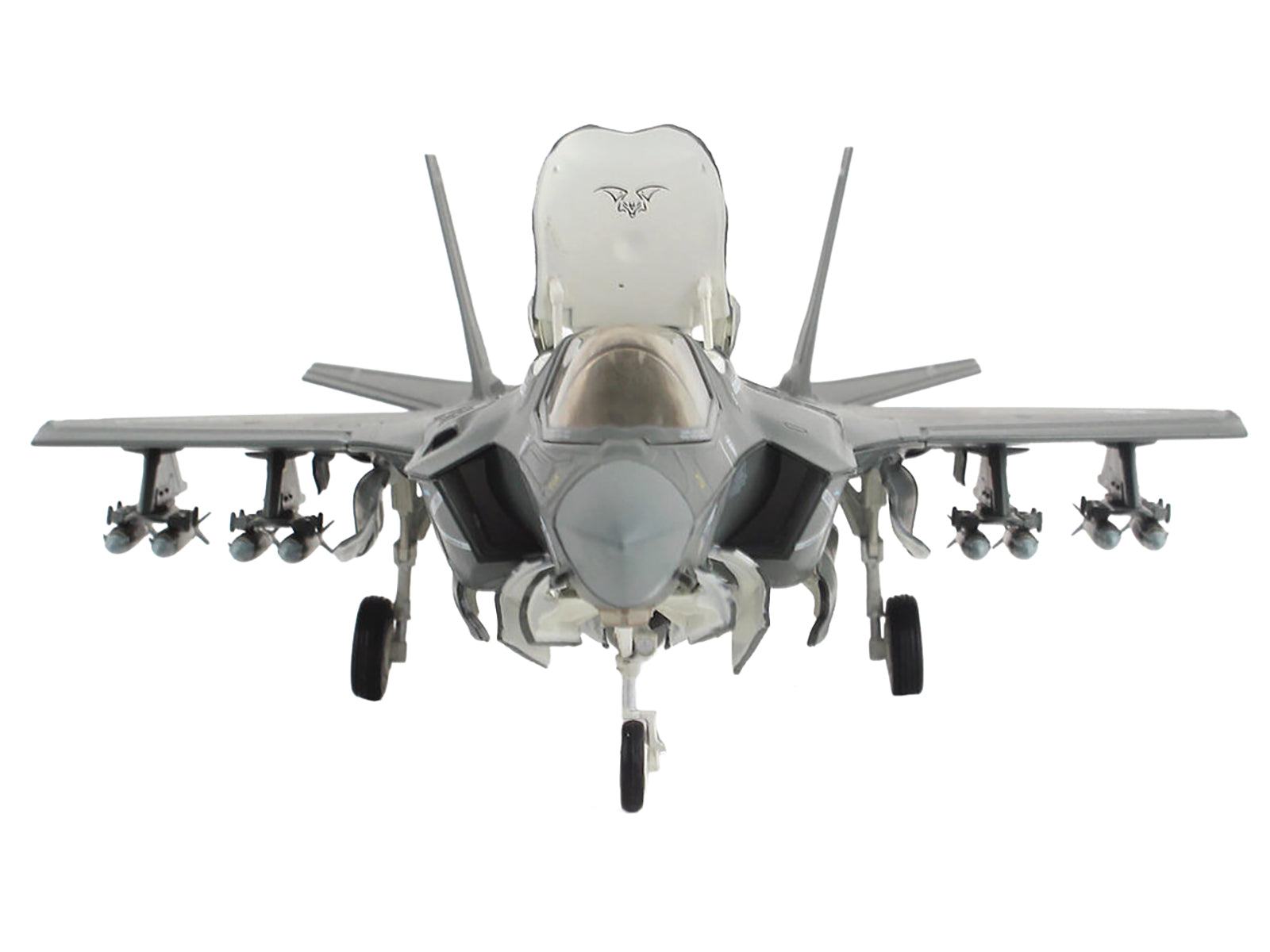 Lockheed F-35B Lightning II Aircraft (Beast Mode) "169623 VMFA-242 Bats Iwakuni Japan" (2024) United States Marine Corps "Air Power Series" 1/72 Diecast Model by Hobby Master - image 3