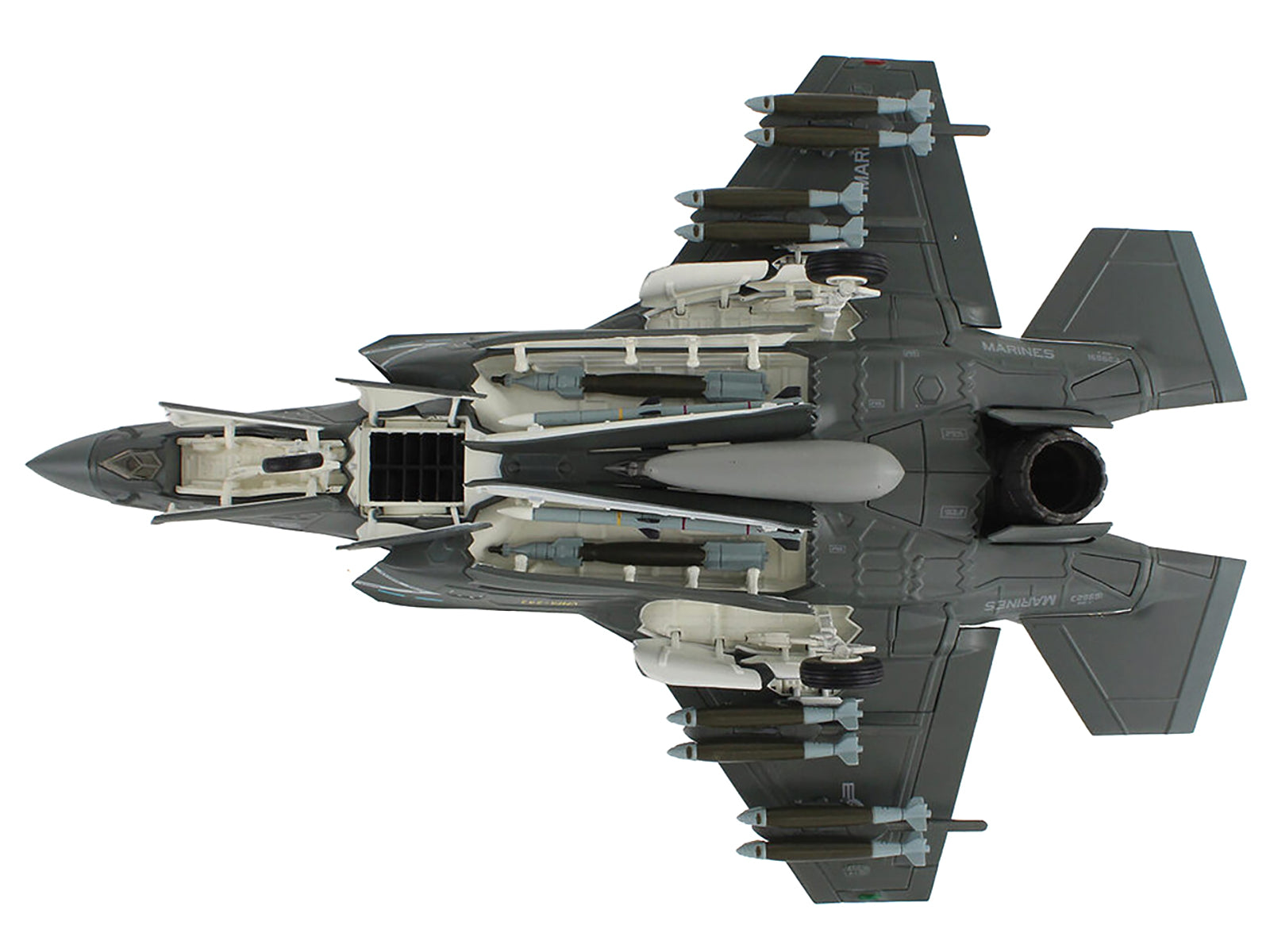 Lockheed F-35B Lightning II Aircraft (Beast Mode) "169623 VMFA-242 Bats Iwakuni Japan" (2024) United States Marine Corps "Air Power Series" 1/72 Diecast Model by Hobby Master - image 5
