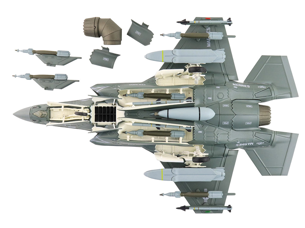 Lockheed Martin F-35B Lightning II Aircraft (Beast Mode) "170533 VMFA-533 Hawks" (2025) United States Marine Corps "Air Power Series" 1/72 Diecast Model by Hobby Master - image 5