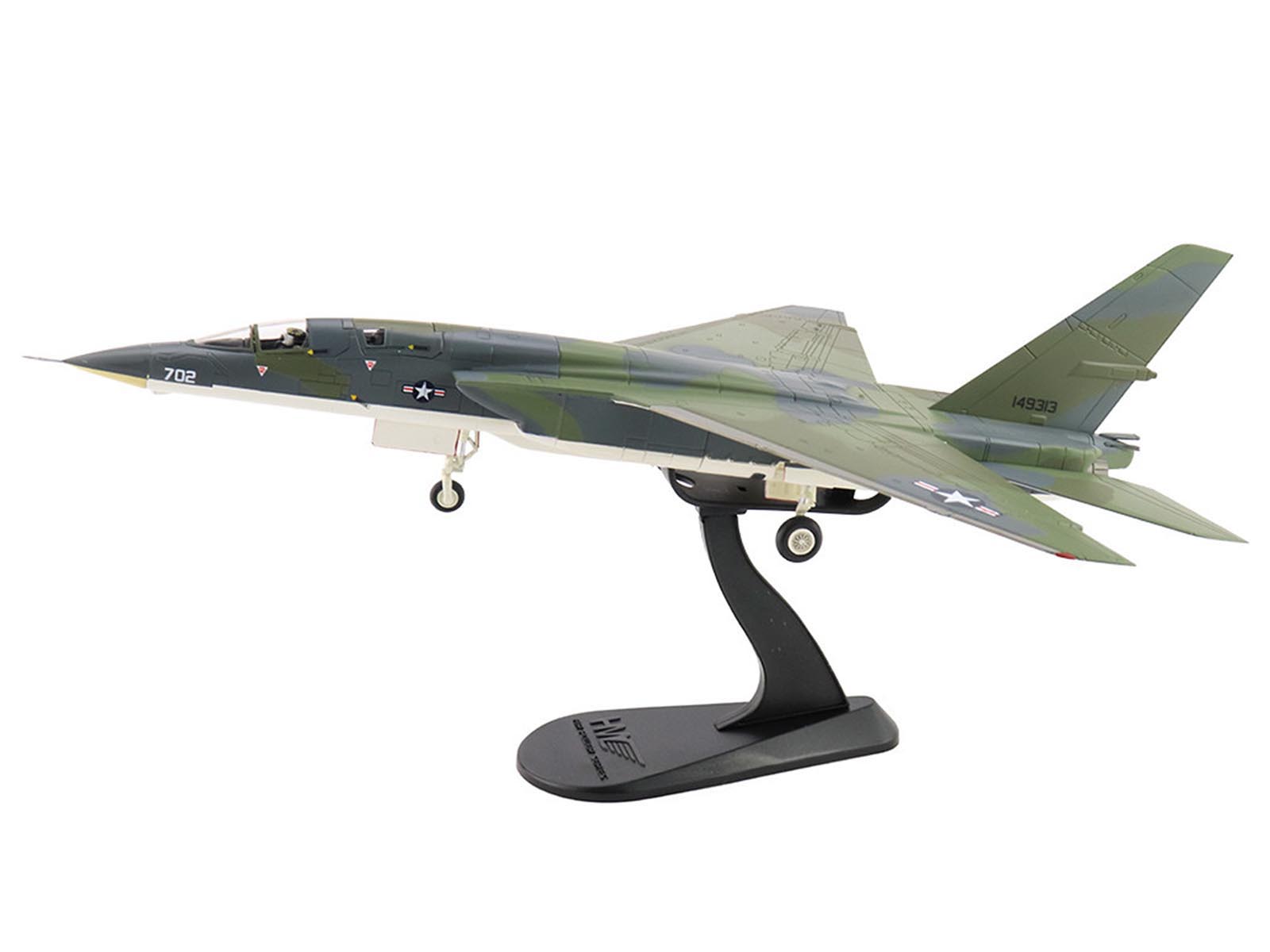 North American RA-5C Vigilante Aircraft "149313 RVAH-6 Fleurs Experimental Scheme USS Constellation" (1966) United States Navy "Air Power Series" 1/72 Diecast Model by Hobby Master