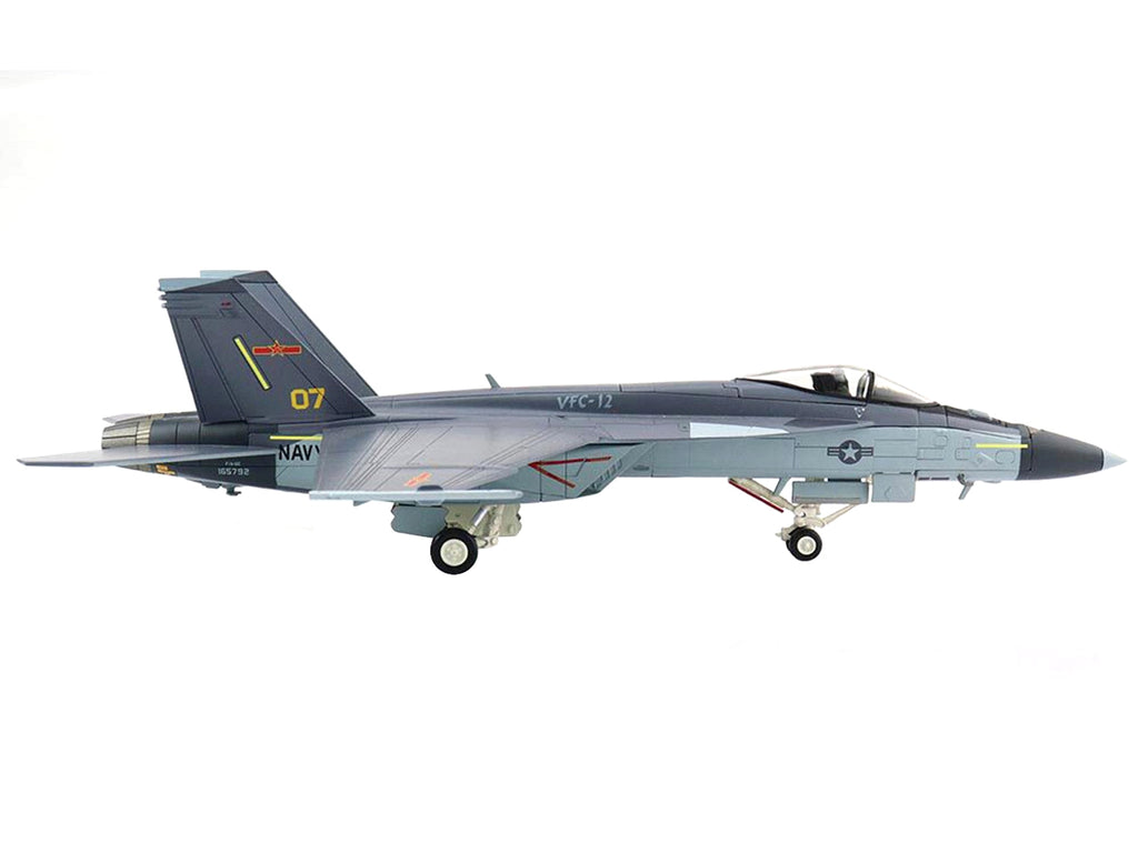 Boeing F/A-18E Super Hornet Fighter Aircraft "VFC-12 US NAVY NAS Oceana" (June 2021) "Air Power Series" 1/72 Diecast Model by Hobby Master - image 2