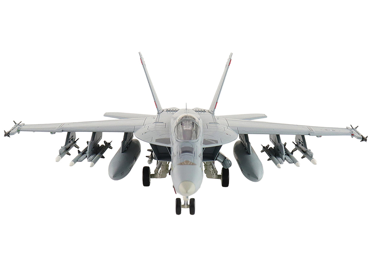 Boeing F/A-18E Super Hornet Fighter Aircraft "168910 Golden Warriors VFA-87 Operation Inherent Resolve" (2017) United States Navy "Air Power Series" 1/72 Diecast Model by Hobby Master - image 3