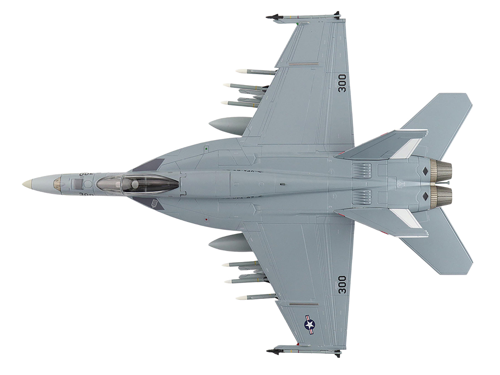 Boeing F/A-18E Super Hornet Fighter Aircraft "168910 Golden Warriors VFA-87 Operation Inherent Resolve" (2017) United States Navy "Air Power Series" 1/72 Diecast Model by Hobby Master - image 4