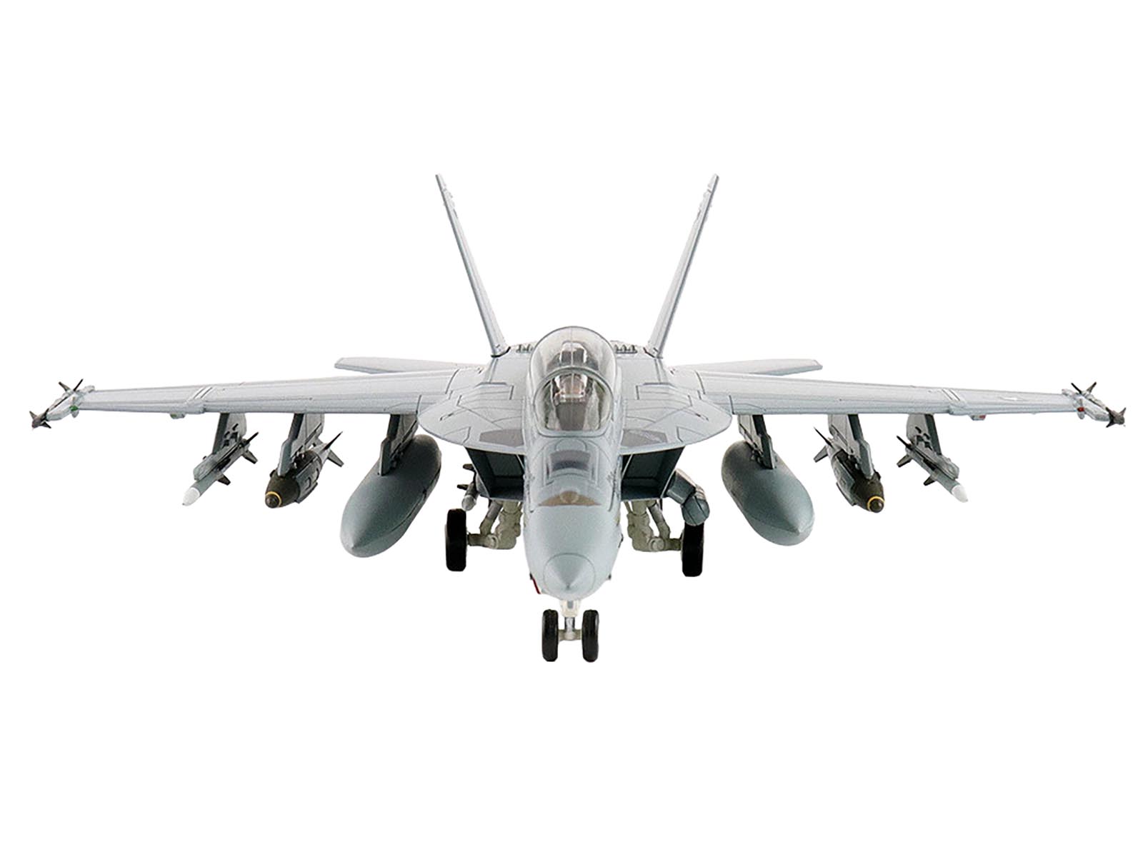 Boeing F/A-18F Super Hornet Fighter Aircraft "165875 Green Hornet VX-23 Salty Dogs NAS Patuxent River" (2011) United States Navy "Air Power Series" 1/72 Diecast Model by Hobby Master - image 3
