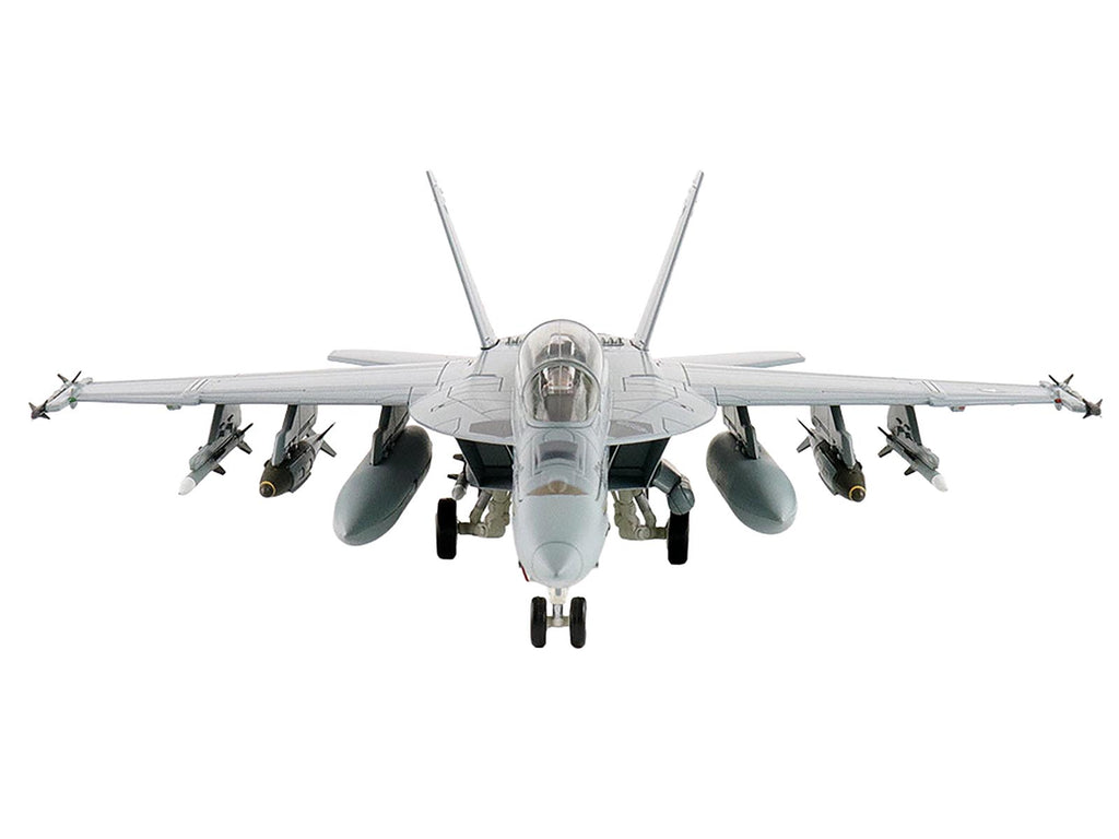 Boeing F/A-18F Super Hornet Fighter Aircraft "165875 Green Hornet VX-23 Salty Dogs NAS Patuxent River" (2011) United States Navy "Air Power Series" 1/72 Diecast Model by Hobby Master - image 3