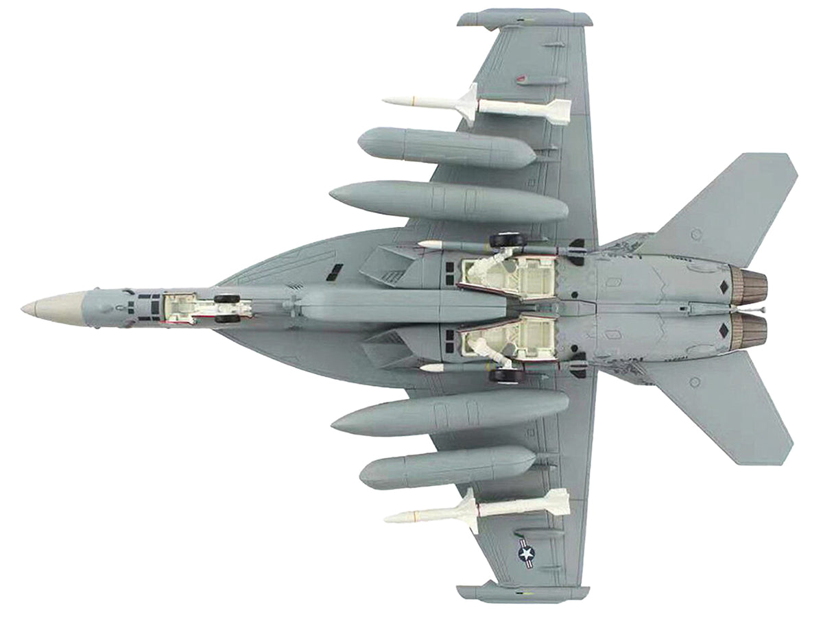 Boeing EA-18G Growler Aircraft "VAQ-142 Gray Wolves USS Gerald R. Ford" (2023) United States Navy "Air Power Series" 1/72 Diecast Model by Hobby Master - image 4