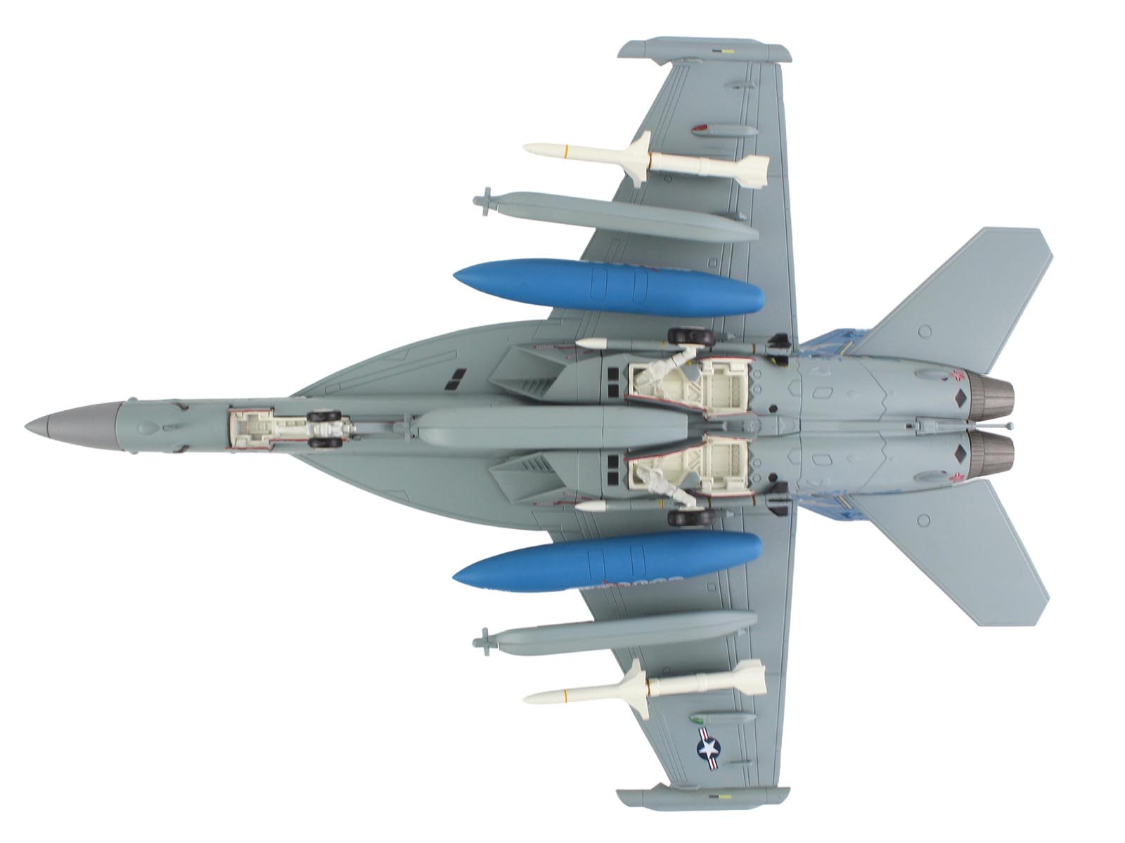 Boeing EA-18G Growler Aircraft "168256 VAQ-139 Cougars" (2025) United States Navy "Air Power Series" 1/72 Diecast Model by Hobby Master - image 5