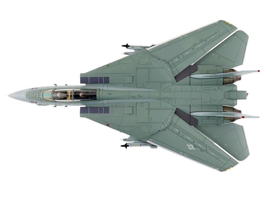 Grumman F-14A Tomcat Fighter Aircraft "VF-1 (with Optional Decals)" United States Navy "Air Power Series" 1/72 Diecast Model by Hobby Master - image 3