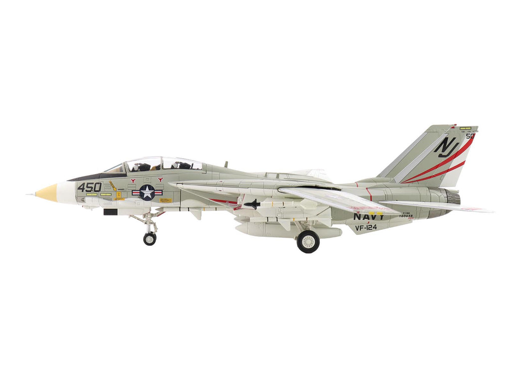 Grumman F-14A Tomcat Fighter Aircraft "VFA-124 Gunfighters" (1978) United States Navy "Air Power Series" 1/72 Diecast Model by Hobby Master