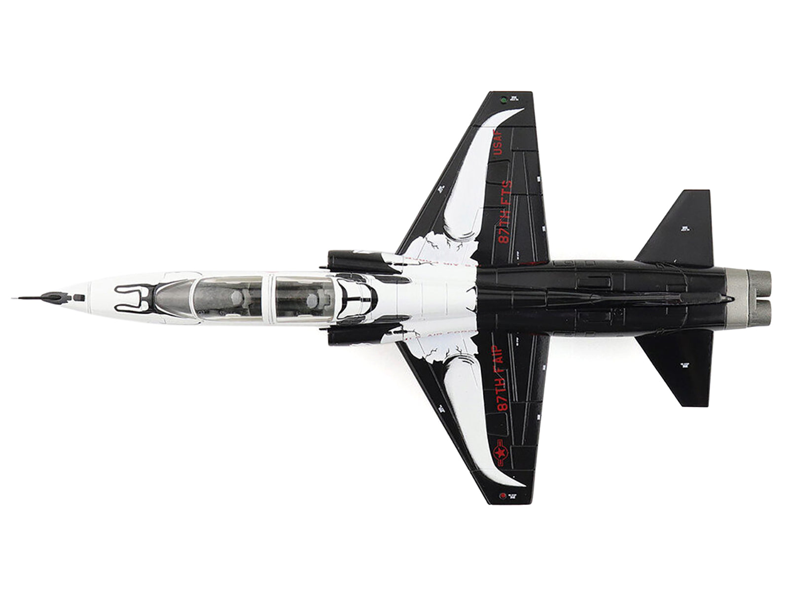 Northrop T-38C Talon Aircraft "65-10331 FAIP Scheme 87th FTS Laughlin AFB" (2021) United States Air Force "Air Power Series" 1/72 Diecast Model by Hobby Master - image 4