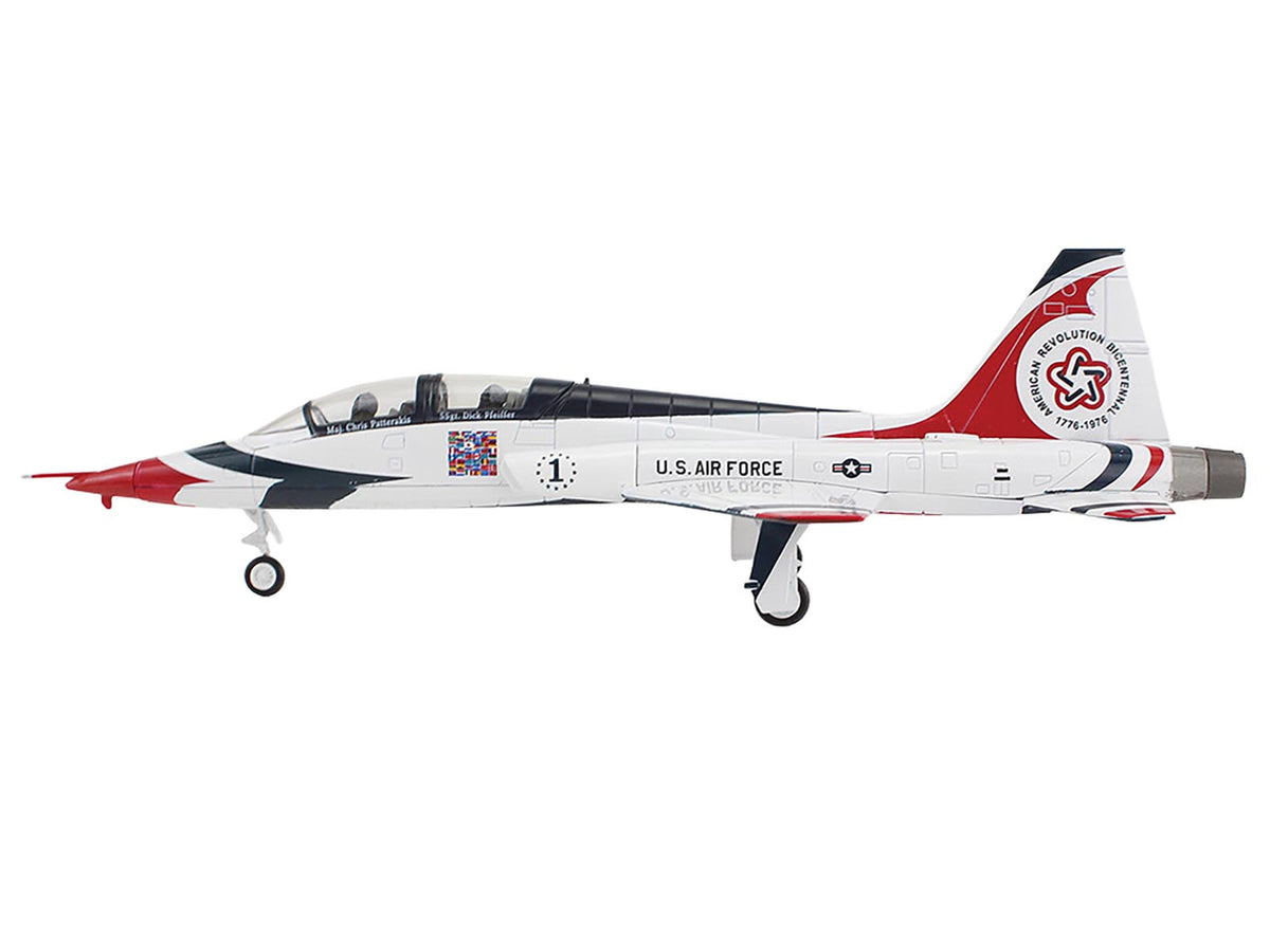 Northrop T-38 NASA Aircraft "#1 Thunderbirds Bicentennial Scheme" (1976) United States Air Force "Air Power Series" 1/72 Diecast Model by Hobby Master - image 2