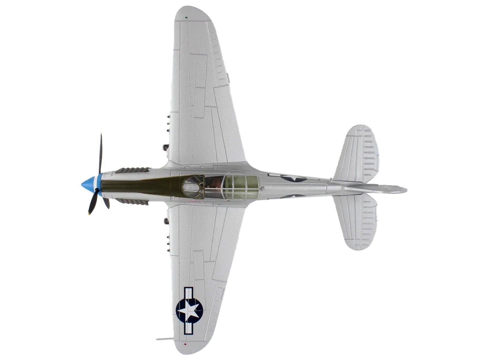 Curtiss P-40N Warhawk Fighter-Bomber Aircraft "Major Gerald Johnson 49th Fighter Group Philippines" (1944) United States Army Air Forces "Air Power Series" 1/72 Diecast Model by Hobby Master - image 2
