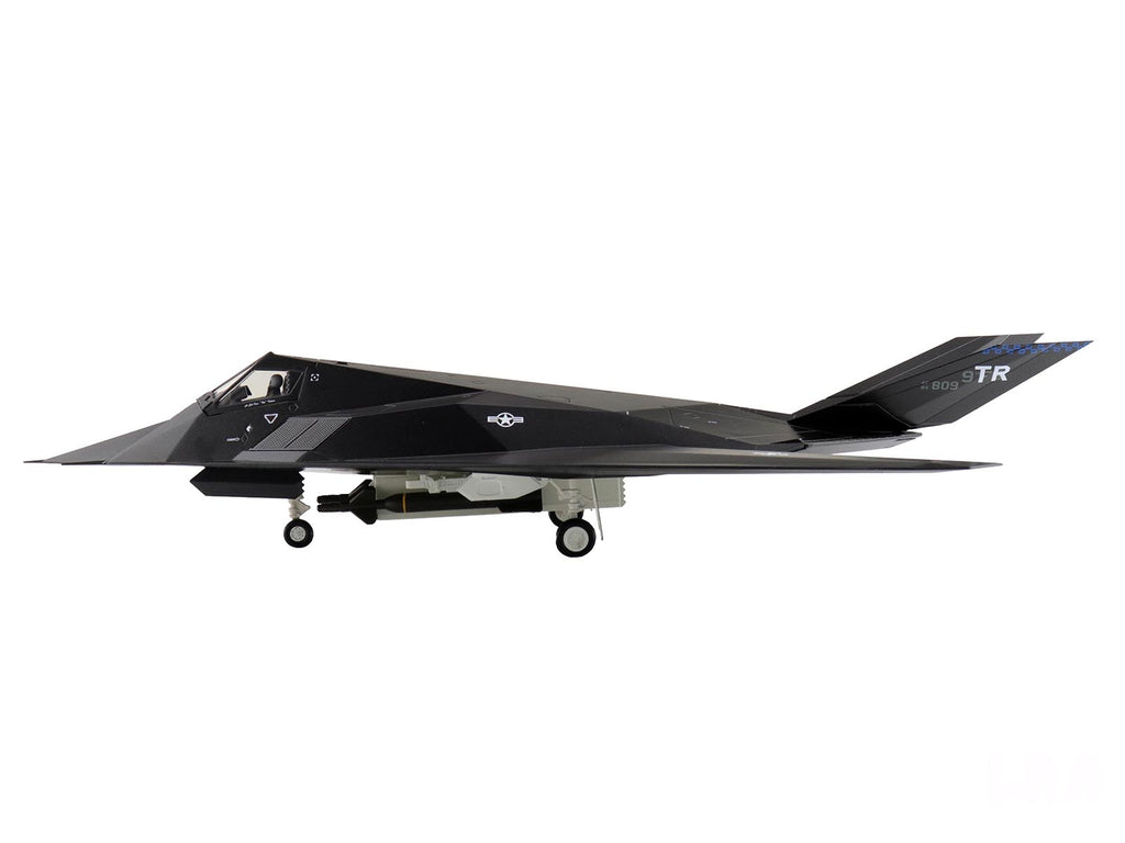 Lockheed F-117A Nighthawk Stealth Aircraft "84-0809" (2022) United States Air Force "Air Power Series" 1/72 Diecast Model by Hobby Master - image 2