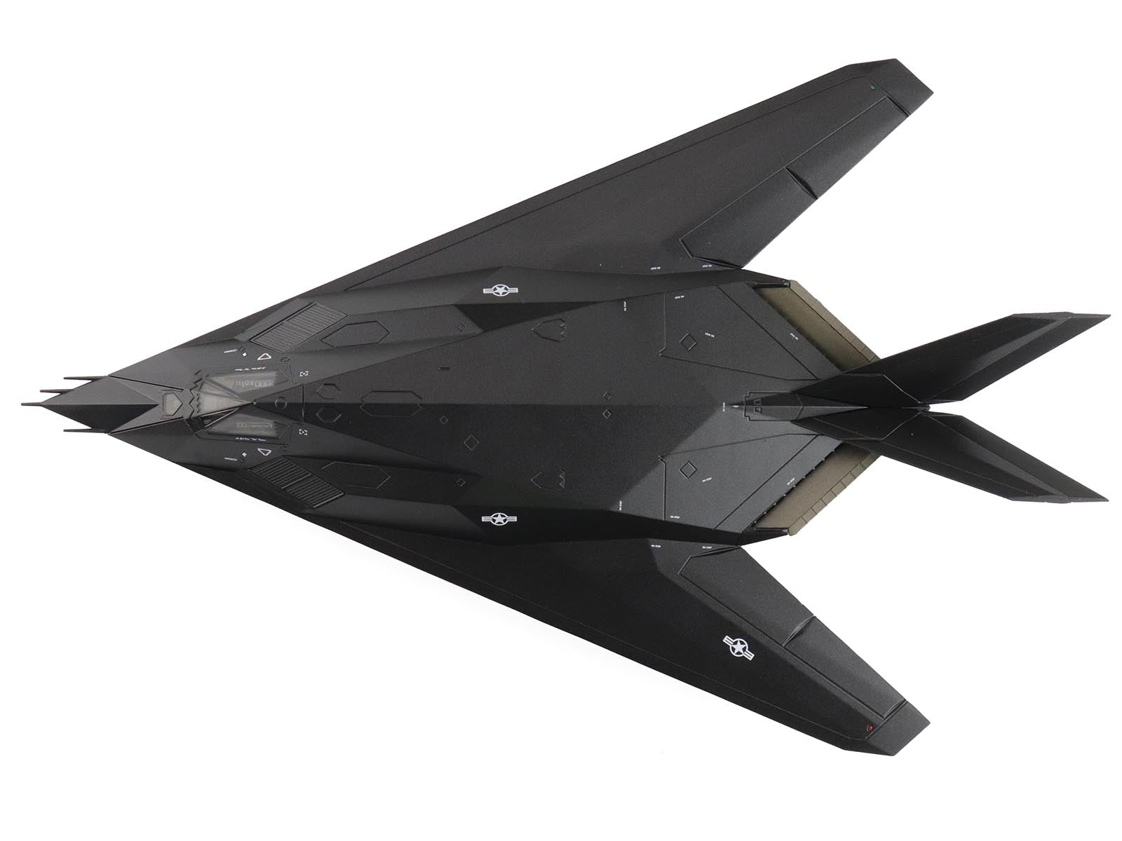 Lockheed F-117A Nighthawk Stealth Aircraft "84-0809" (2022) United States Air Force "Air Power Series" 1/72 Diecast Model by Hobby Master - image 4