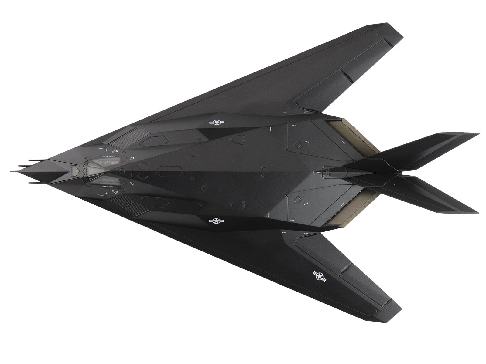 Lockheed YF-117 Nighthawk Stealth Aircraft "79-10782 410th FTS Edwards AFB" (2005) United States Air Force "Air Power Series" 1/72 Diecast Model by Hobby Master - image 4