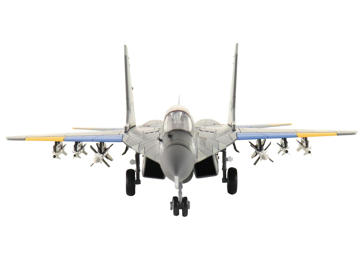 Mikoyan MIG-29 Fulcrum Aircraft "Ghost of Kyiv 40th Tactical Aviation Brigade Vasylkiv Air Base" (2023) Ukrainian Air Force "Air Power Series" 1/72 Diecast Model by Hobby Master - image 3