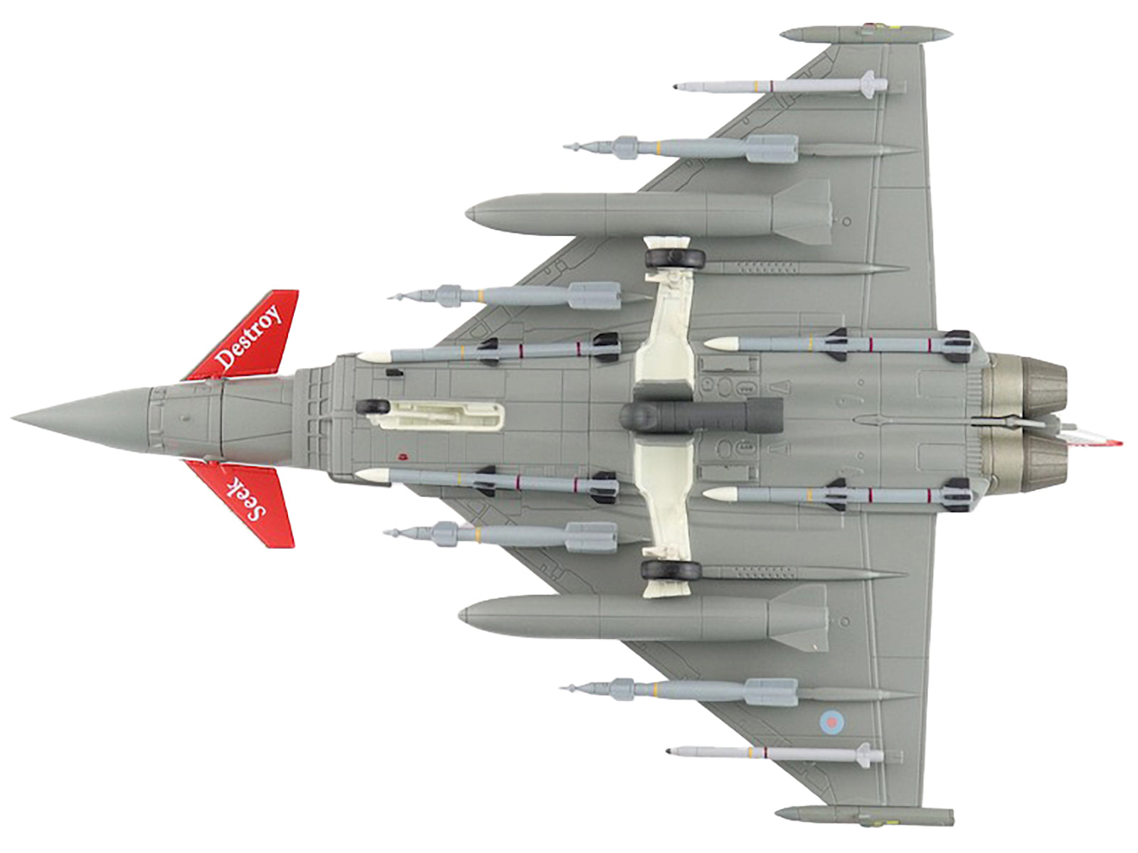 Eurofighter Typhoon Fighter Aircraft "ZK315 41 Squadron RAF Coningsby" (2015) Royal Air Force "Air Power Series" 1/72 Diecast Model by Hobby Master - image 4