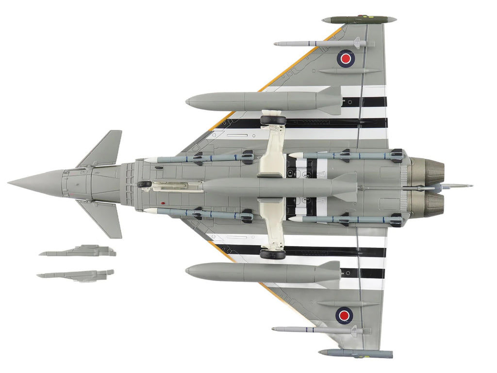 Eurofighter Typhoon FGR4 Fighter Aircraft "ZJ913 FM-G" (2024) British Royal Air Force "Air Power Series" 1/72 Diecast Model by Hobby Master - image 5