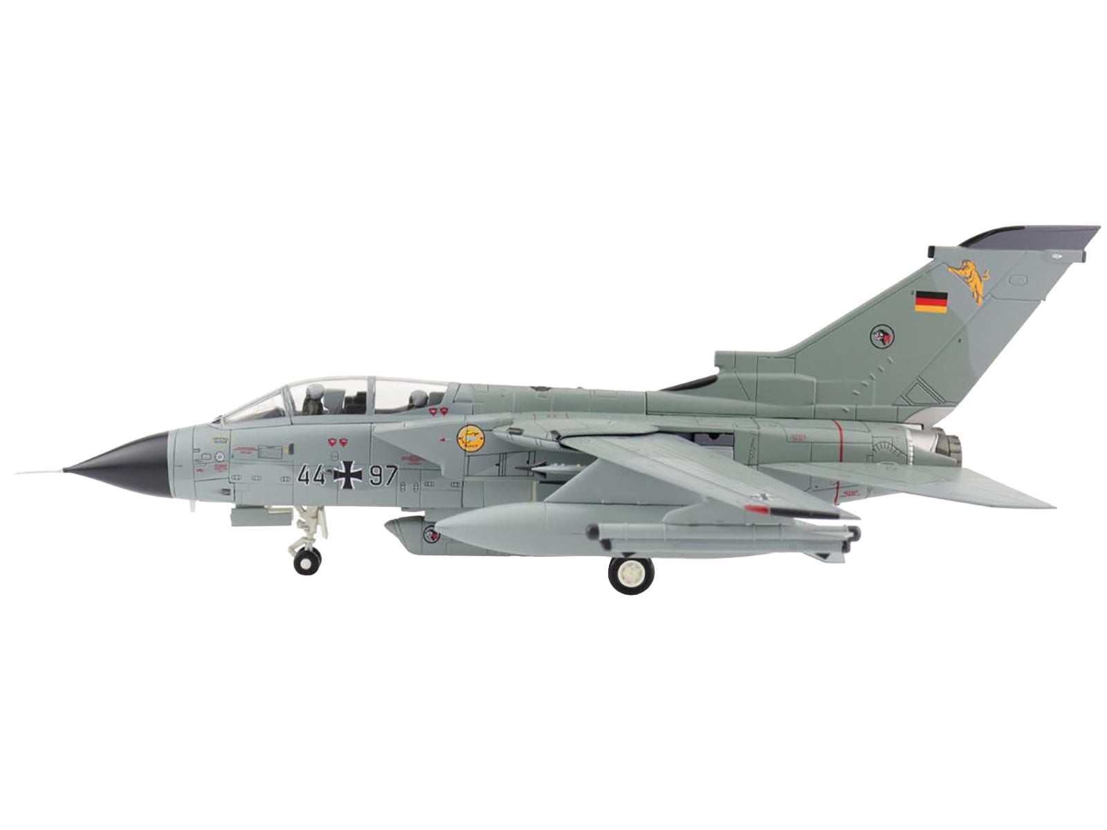 Panavia Tornado IDS Aircraft "Afghanistan Operation" "44+97 AG 51 Mazar-e Sharif" (August 2008) "Air Power Series" 1/72 Diecast Model by Hobby Master - image 3