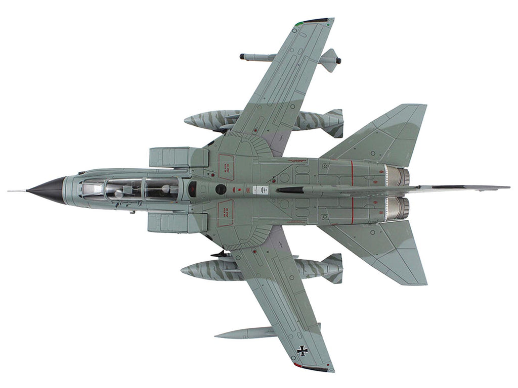 Panavia Tornado ECR Fighter-Bomber Aircraft "46+54 Tactical Air Wing 51 Schleswig-Jagel Air Base Germany" (2017) German Luftwaffe "Air Power Series" 1/72 Diecast Model by Hobby Master - image 3