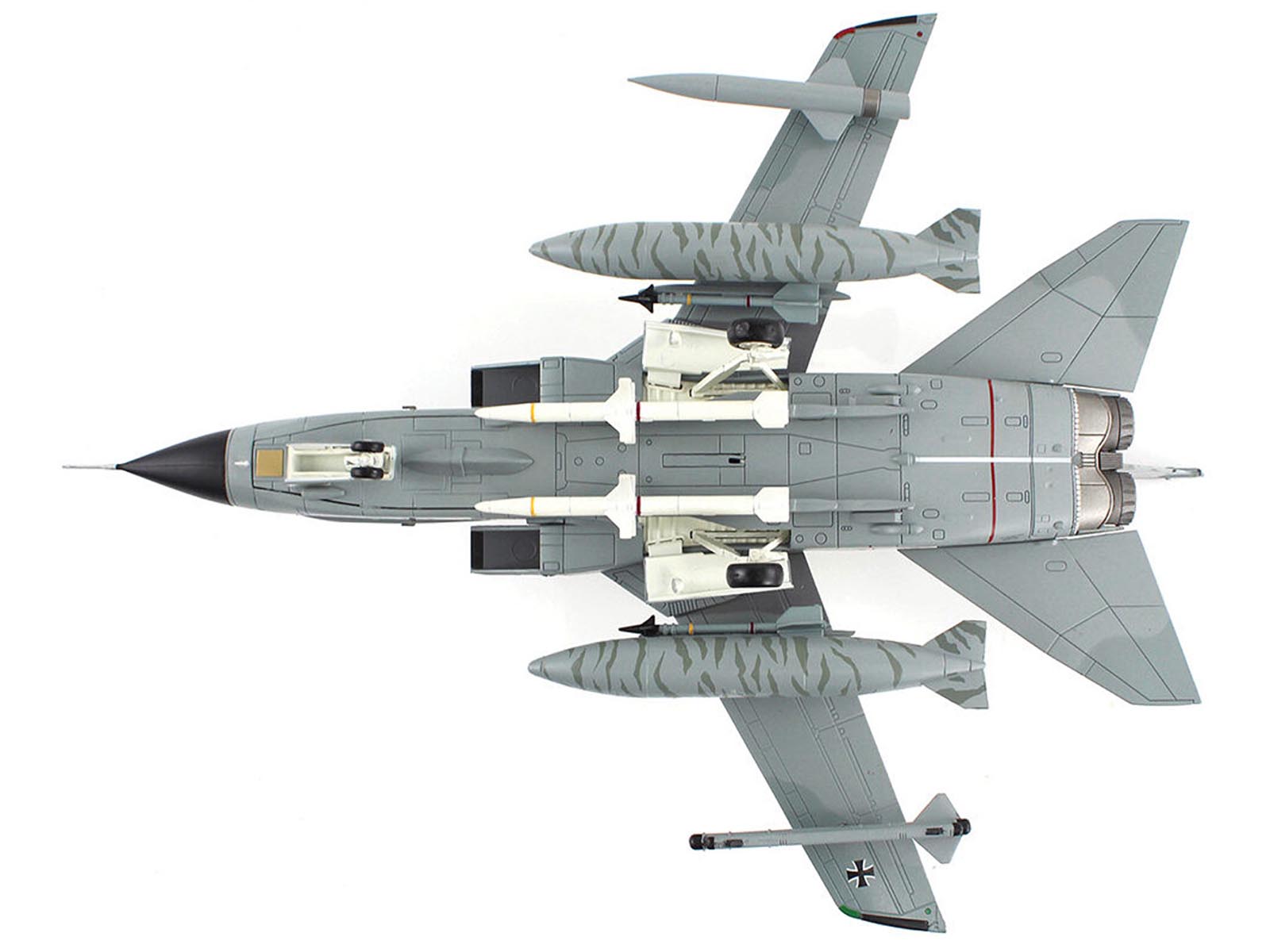 Panavia Tornado ECR Fighter-Bomber Aircraft "46+54 Tactical Air Wing 51 Schleswig-Jagel Air Base Germany" (2017) German Luftwaffe "Air Power Series" 1/72 Diecast Model by Hobby Master - image 4