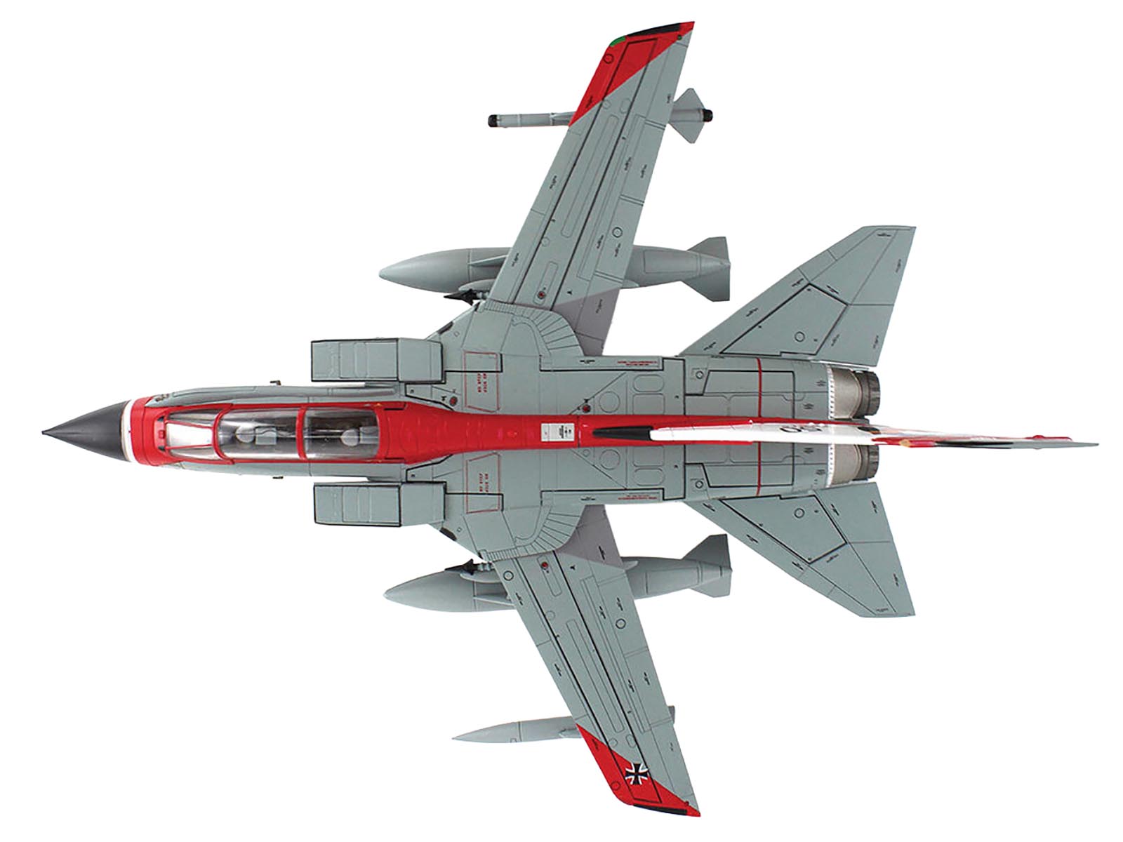 Panavia Tornado IDS Aircraft "43+97 WTD-61 50 Years Royal International Air Tattoo" (2024) German Luftwaffe "Air Power Series" 1/72 Diecast Model by Hobby Master - image 3