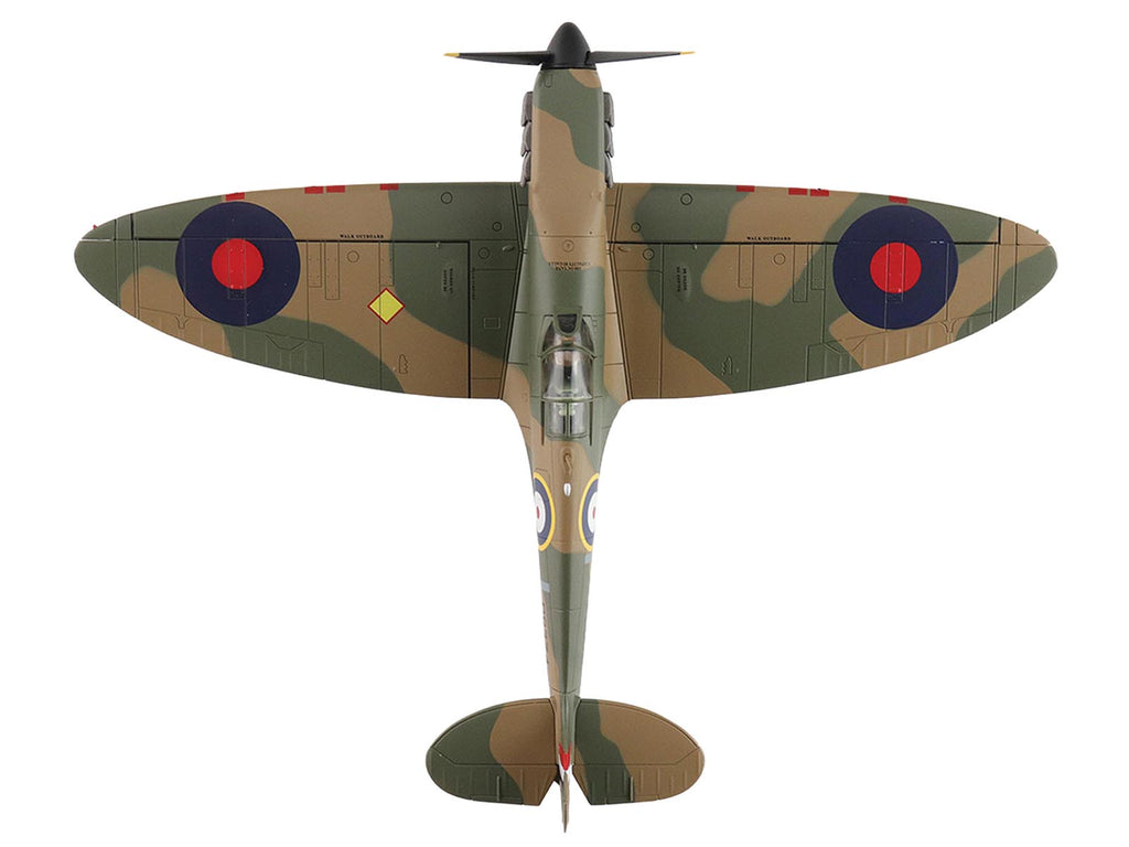 Supermarine Spitfire Mk.1a Fighter Aircraft "J/P9374 Dunkirk" British Royal Air Force "Air Power Series" 1/48 Diecast Model by Hobby Master - image 5