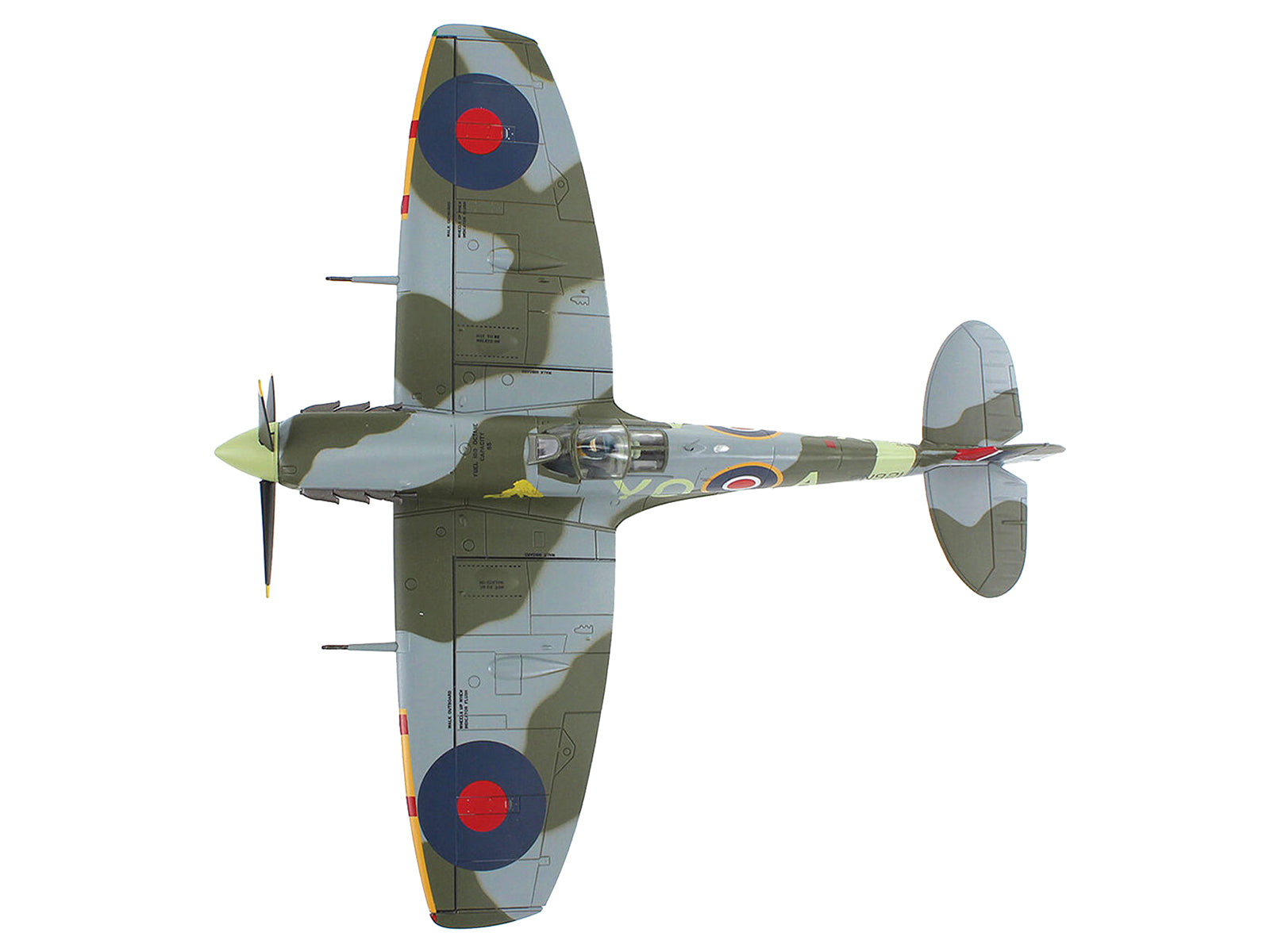 Supermarine Spitfire Mk Vb Fighter Aircraft "EN921 Flying Officer Jack Sheppard No. 401 Squadron" (1943) Royal Canadian Air Force "Air Power Series" 1/48 Diecast Model by Hobby Master - image 3