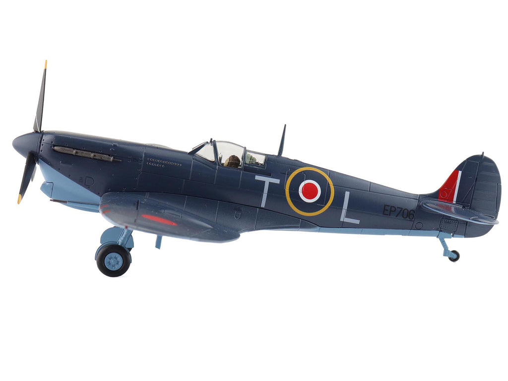 Supermarine Spitfire Mk.Vb Trop Fighter Aircraft "EP706 George Beurling No. 249 Squadron Malta" (1942) British Royal Air Force "Air Power Series" 1/48 Diecast Model by Hobby Master - image 2