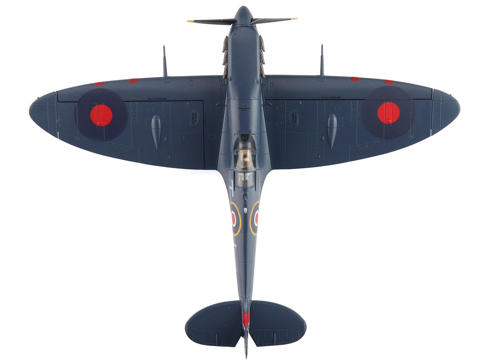 Supermarine Spitfire Mk.Vb Trop Fighter Aircraft "EP706 George Beurling No. 249 Squadron Malta" (1942) British Royal Air Force "Air Power Series" 1/48 Diecast Model by Hobby Master - image 4