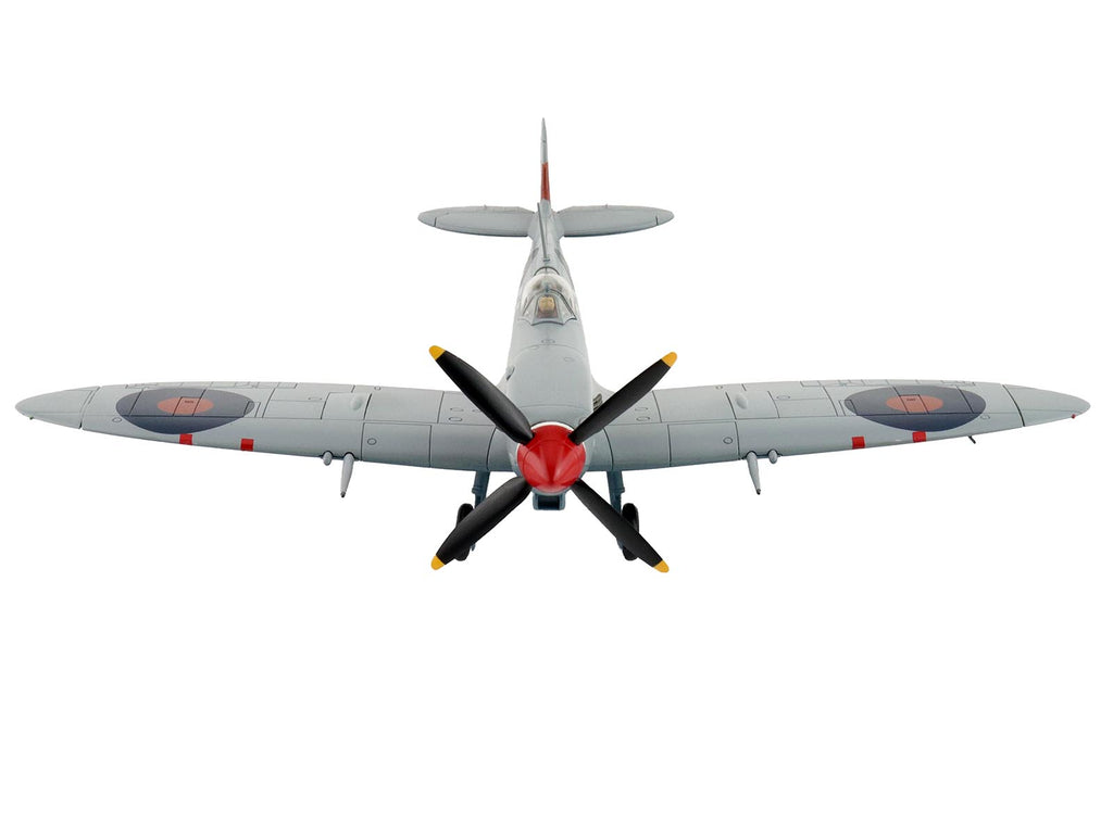 Supermarine Spitfire Mk IXc Fighter Aircraft "MA466 BQ-S No. 451 Squadron Corsica" (1944) Royal Australian Air Force "Air Power Series" 1/48 Diecast Model by Hobby Master - image 5