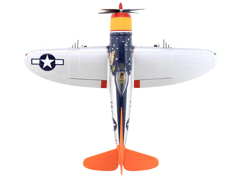 Republic P-47D Thunderbolt Aircraft "Tarheel Hal Lt. 'Ike' David 66 FS 358 FG" (1945) United States Army Air Forces "Air Power Series" 1/48 Diecast Model by Hobby Master - image 3