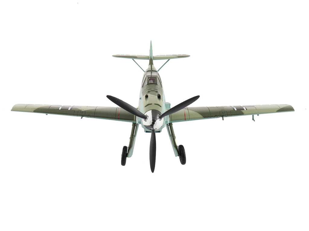 Messerschmitt BF 109E-4 Fighter Aircraft "Franz von Werra II/JG-3" (1940) German Luftwaffe "Air Power Series" 1/48 Diecast Model by Hobby Master - image 3