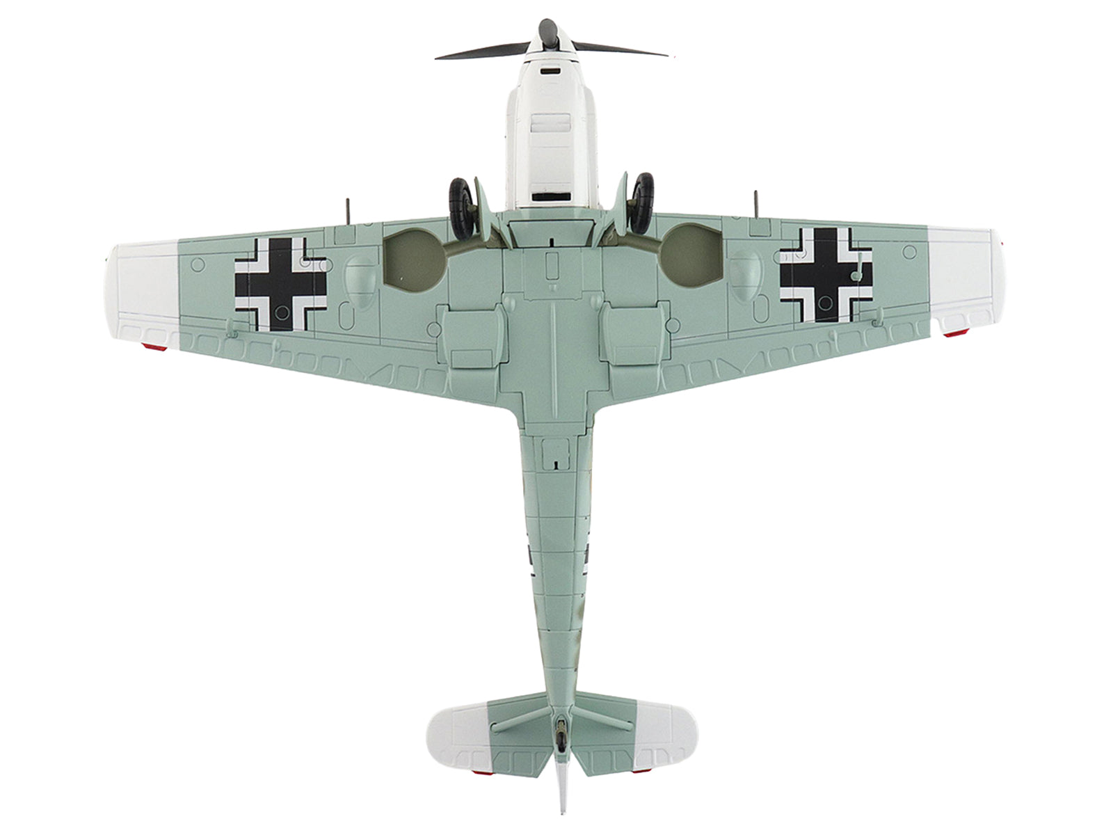 Messerschmitt Bf 109E-3 Fighter Aircraft "Yellow 15 Karl Wolff III/JG 52 France" (1940) German Luftwaffe "Air Power Series" 1/48 Diecast Model by Hobby Master - image 5