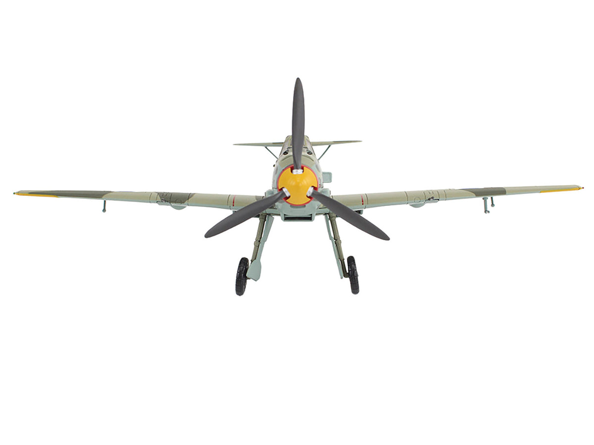 Messerschmitt Bf 109E-3 Fighter Aircraft "White 2 Jan Reznak 13.(slow)/JG 52 Kraznodar USSR" (1943) German Luftwaffe "Air Power Series" 1/48 Diecast Model by Hobby Master - image 3