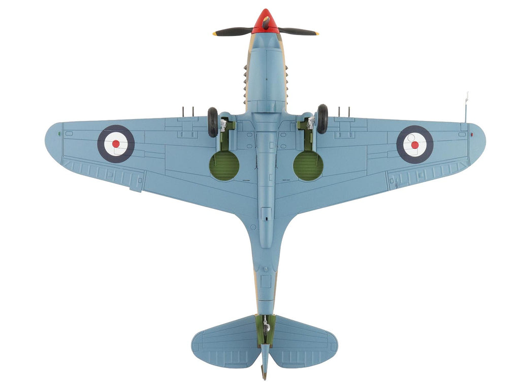 Curtiss P-40 Warhawk Tomahawk Mk IIB Aircraft "LD-C Clive Caldwell No. 250 Squadron North Africa" (1942) British Royal Air Force "Air Power Series" 1/48 Diecast Model by Hobby Master - image 4