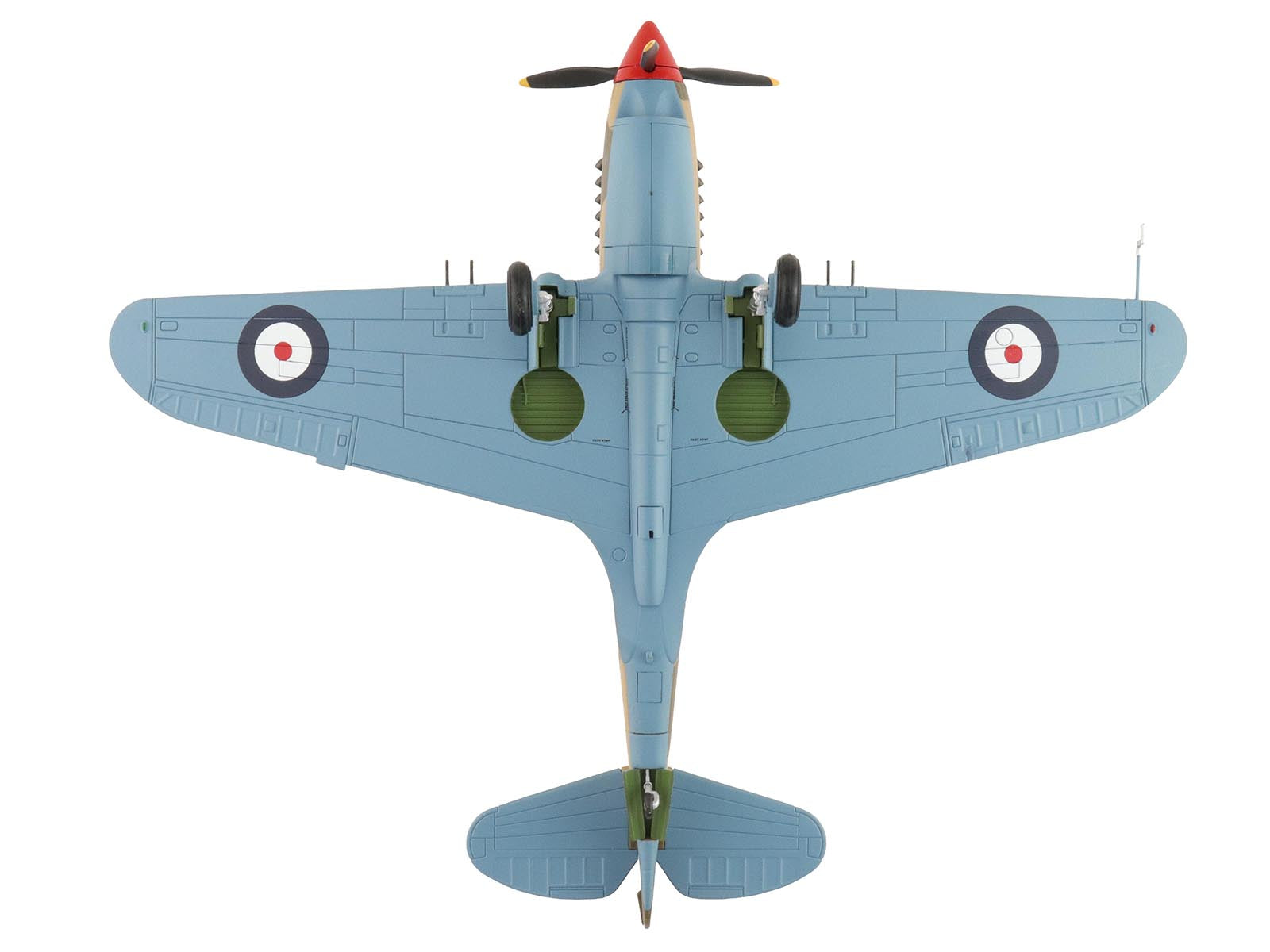 Curtiss P-40 Warhawk Tomahawk Mk IIB Aircraft "LD-C Clive Caldwell No. 250 Squadron North Africa" (1942) British Royal Air Force "Air Power Series" 1/48 Diecast Model by Hobby Master - image 4