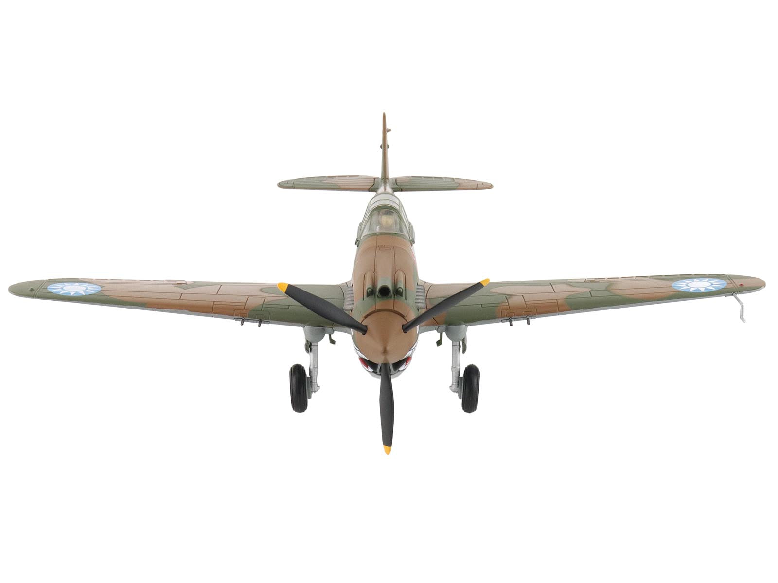 Curtiss P-40B Hawk 81-A2 Fighter-Bomber Aircraft "No.77 Robert Smith 3rd Pursuit Squadron" (1941) American Volunteer Group in China "Air Power Series" 1/48 Diecast Model by Hobby Master - image 3