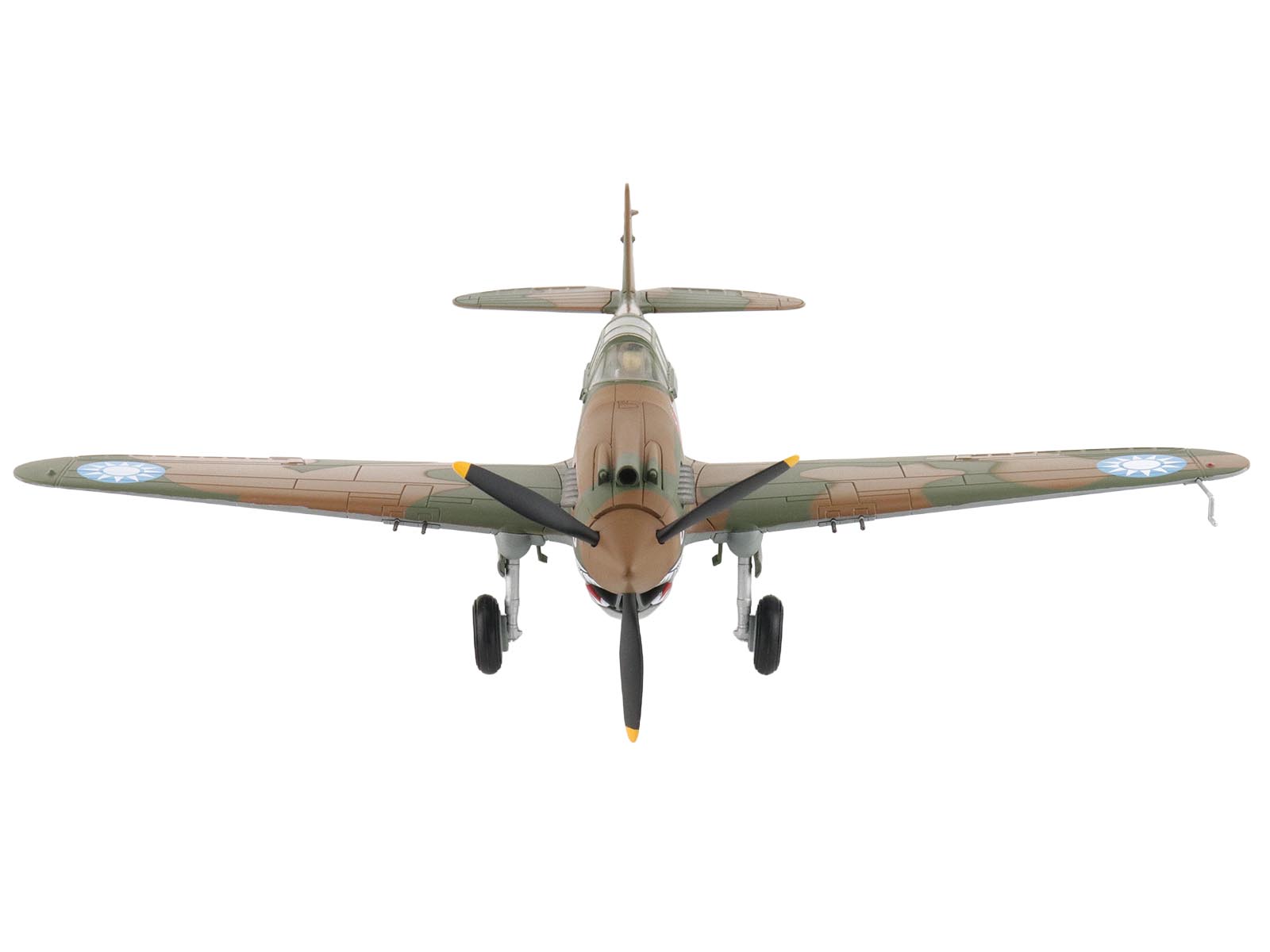 Curtiss P-40B Hawk 81-A2 Fighter-Bomber Aircraft "No.77 Robert Smith 3rd Pursuit Squadron" (1941) American Volunteer Group in China "Air Power Series" 1/48 Diecast Model by Hobby Master - image 3