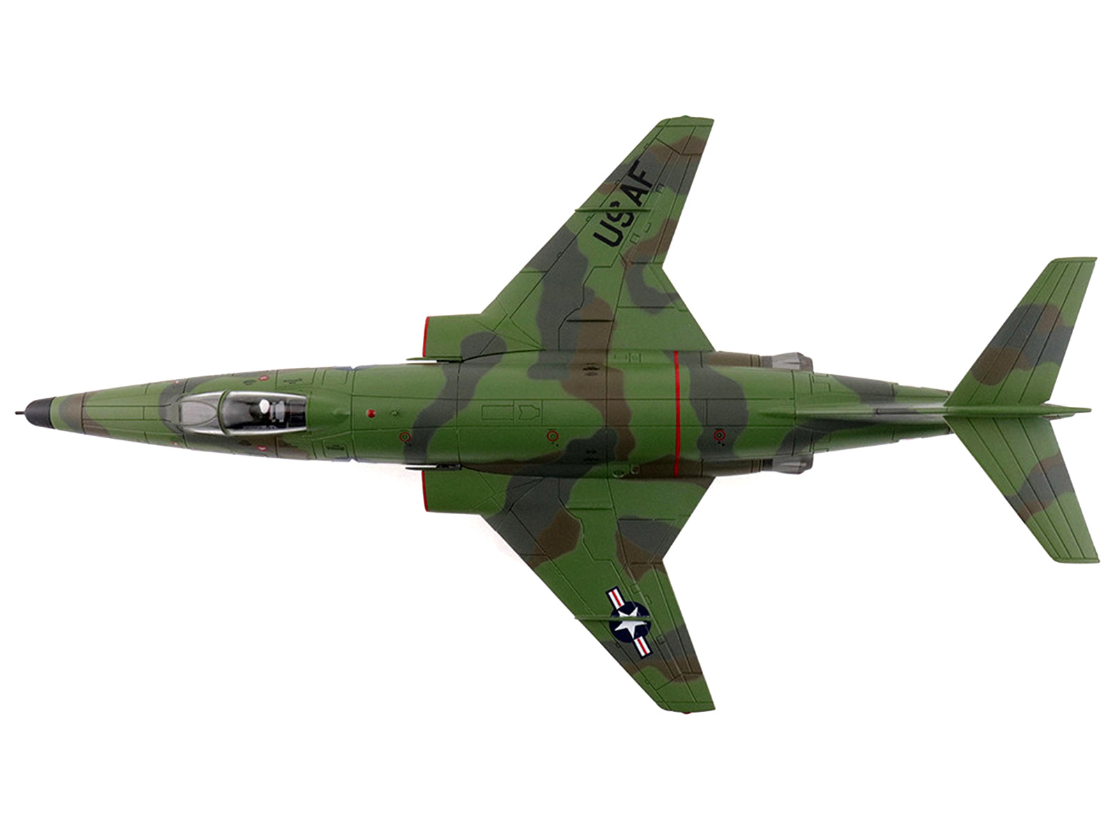 McDonnell RF-101A Voodoo Fighter Aircraft "54-1512 363rd Tactical Reconnaissance Wing Udorn Royal Thai Air Force Base" (1965) United States Air Force "Air Power Series" 1/72 Diecast Model by Hobby Master - image 4