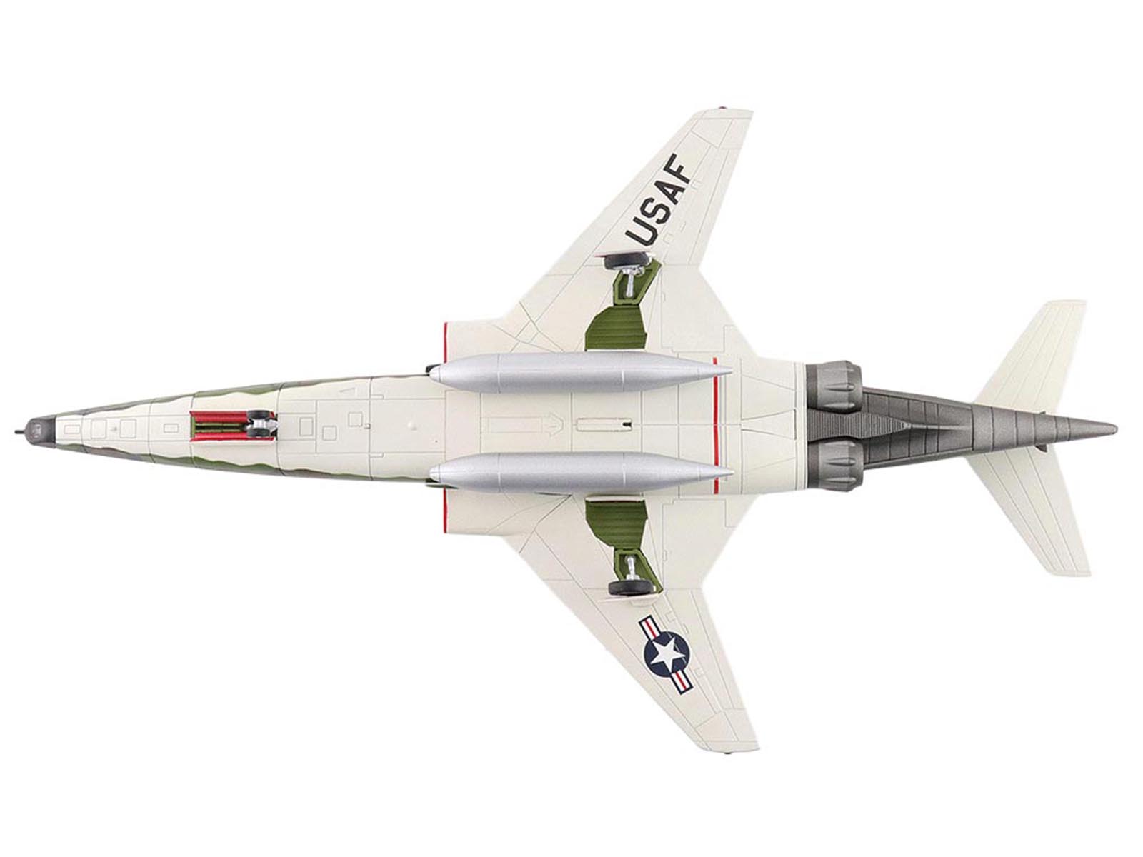 McDonnell RF-101A Voodoo Fighter Aircraft "54-1512 363rd Tactical Reconnaissance Wing Udorn Royal Thai Air Force Base" (1965) United States Air Force "Air Power Series" 1/72 Diecast Model by Hobby Master - image 5