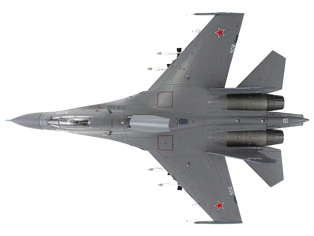 Sukhoi Su-30Mk Flanker Fighter Aircraft "502" (2011) Russian Air Force "Air Power Series" 1/72 Diecast Model by Hobby Master - image 2