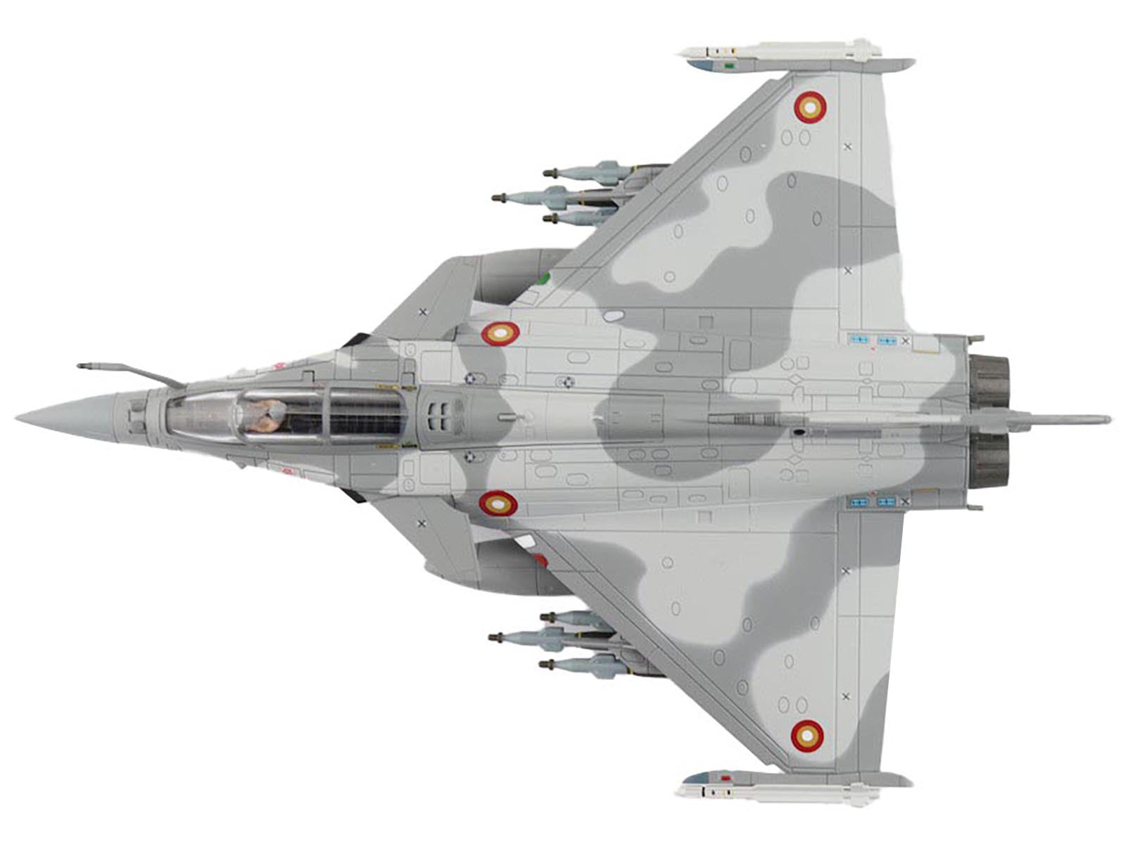 Dassault Rafale EQ Fighter Aircraft "QA210" (2019) Qatar Emiri Air Force "Air Power Series" 1/72 Diecast Model by Hobby Master - image 3