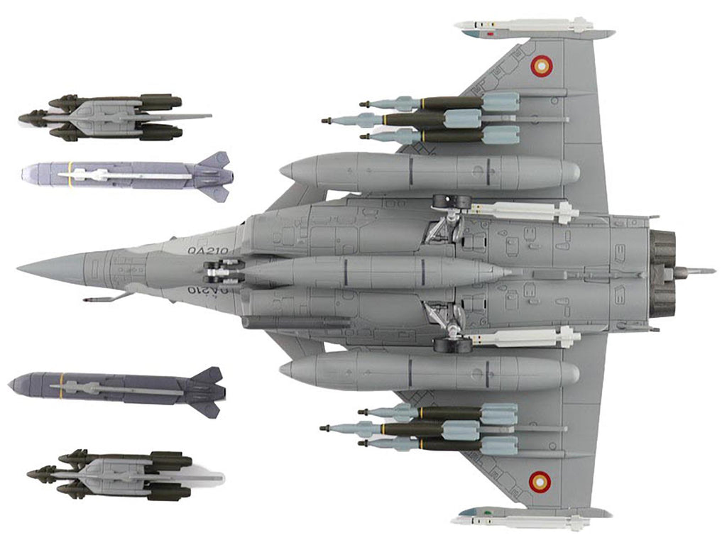Dassault Rafale EQ Fighter Aircraft "QA210" (2019) Qatar Emiri Air Force "Air Power Series" 1/72 Diecast Model by Hobby Master - image 4