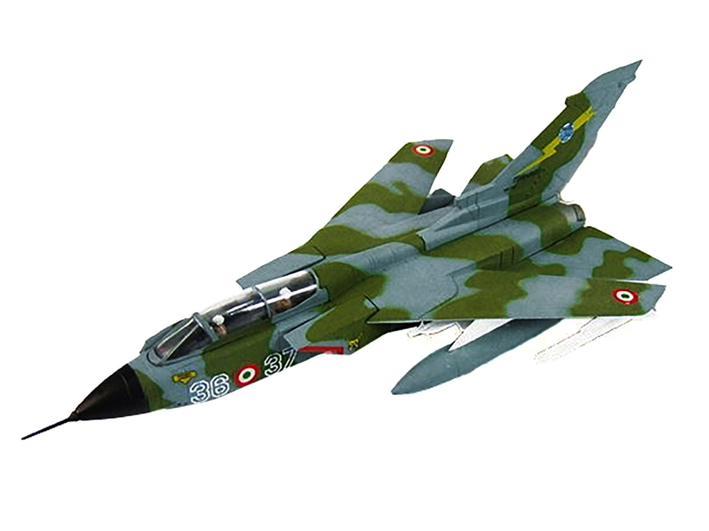 Panavia Tornado IDS Aircraft "156 Gruppo 'Le Linci' 36 Stormo" (1990) Aeronautica Militare Italiana (Italian Air Force) 1/100 Diecast Model by Hachette Collections - image 3