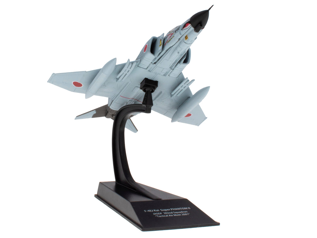 Mitsubishi F-4EJ Kai Super Phantom II Fighter Aircraft "302nd Squadron 83rd Air Wing Tactical Air Meet" (2001) Japan Air Self-Defense Force 1/100 Diecast Model by Hachette Collections - image 4