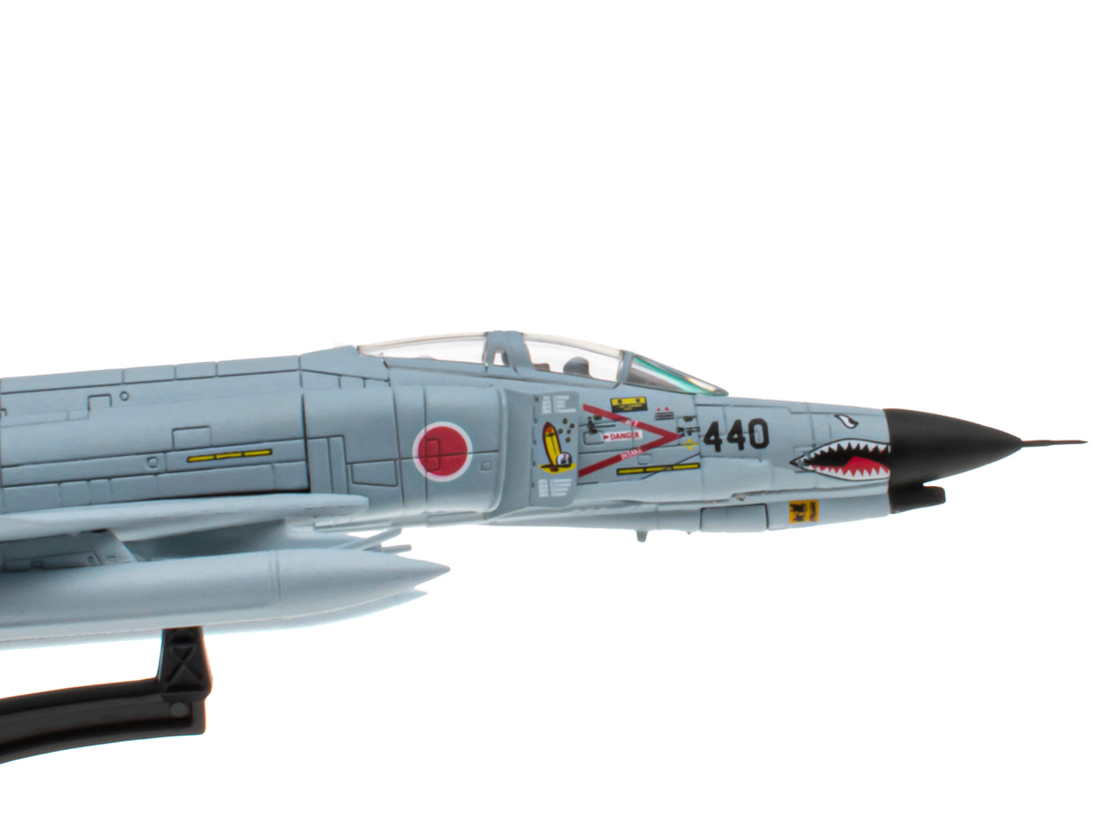 Mitsubishi F-4EJ Kai Super Phantom II Fighter Aircraft "302nd Squadron 83rd Air Wing Tactical Air Meet" (2001) Japan Air Self-Defense Force 1/100 Diecast Model by Hachette Collections - image 2